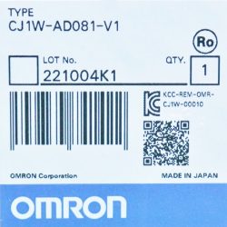 CJ1W AD081 V1 Omron 1
