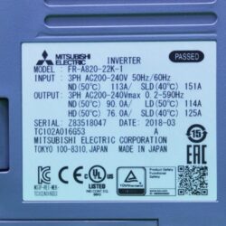 Inverter FR A820 22K 1 mitsubishi