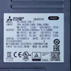 Inverter FR A820 22K 1 mitsubishi 8