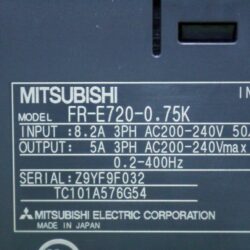 Inverter FR E720 0.75K mitsubishi 7