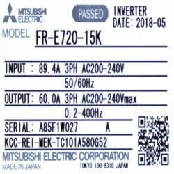 Inverter FR E720 15K mitsubishi