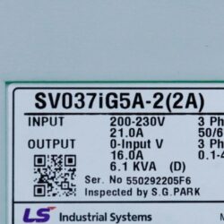Inverter SV037IG5A 2 LS 1