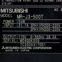 MR J3 500T