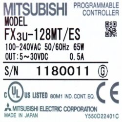 PLC FX3U 128MT ES mitsubishi