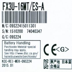 PLC FX3U 16MTES A mitsubishi