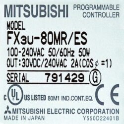 PLC FX3U 80MR ES mitsubishi