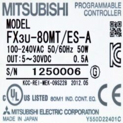 PLC FX3U 80MT ES A mitsubishi
