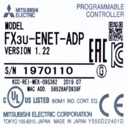 PLC FX3U ENET ADP mitsubishi