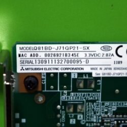 PLC Q81BD J71GP21 SX Mitsubishi