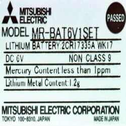 Pin Servo MR BAT6V1SET Mitsubishi