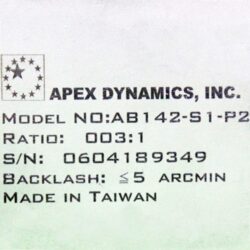 Reducer AB142 S1 P2 apex