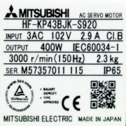 Servo HF KP43BJK S920 Mitsubishi J3