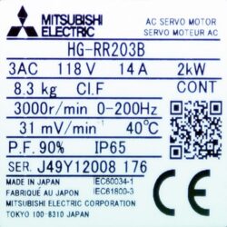 Servo HG-RR203B Mitsubishi