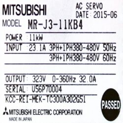 Servo MR J3 11KB4 Mitsubishi