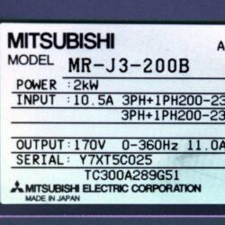 Servo MR J3 200B Mitsubishi