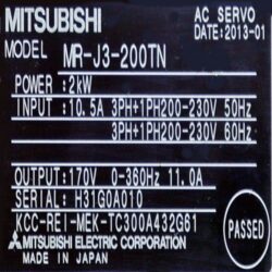 Servo MR J3 200TN Mitsubishi