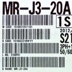 Servo MR J3 20A Mitsubishi