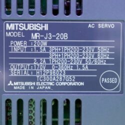 Servo MR J3 20B Mitsubishi 1