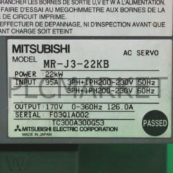 Servo MR J3 22KB Mitsubishi 1
