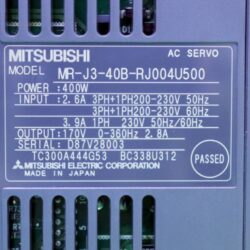 Servo MR J3 40B RJ004U500 Mitsubishi 1