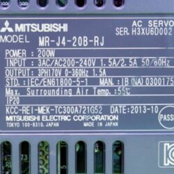 Servo MR J4 20B RJ Mitsubishi