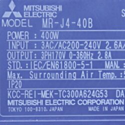 Servo MR J4 40B Mitsubishi