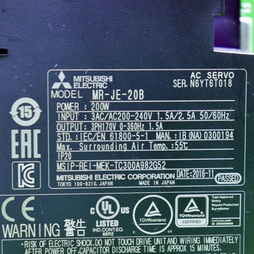 Servo-MR-JE-20B Servo-MR-JE-20B
