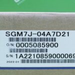 Servo SGM7J 04A7D21 yaskawa