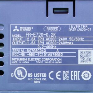 Biến tần Mitsubishi 200W FR-E720-0.2K (có E-KIT)