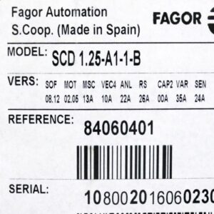 FAGOR SCD 1.25-A1-1-B
