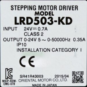 LRD503-KD ORIENTAL MOTOR DRLII