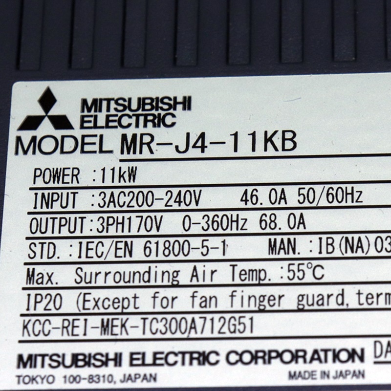 Servo MR-J4-11KB Mitsubishi