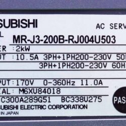 MITSUBISHI MR J3 200B RJ004U503.1