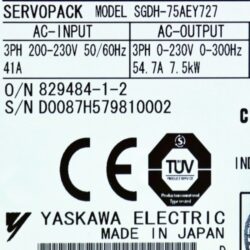 SGDH-75AEY727 Yaskawa 7.5kw
