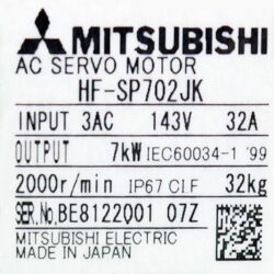 Động cơ Servo Mitsubishi HF-SP702JK