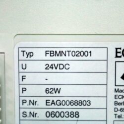 FBMNT02001 PLC ECKELMANN