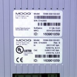 G394-059-100-001 Servo driver MOOG