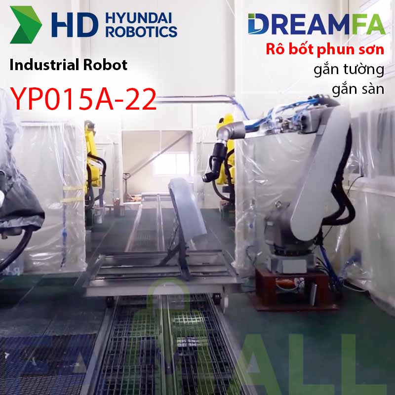 Rô bốt phun sơn yp015a-22 hyundai robot 10 Robot phun son YP015A 22 Hyundai Robot