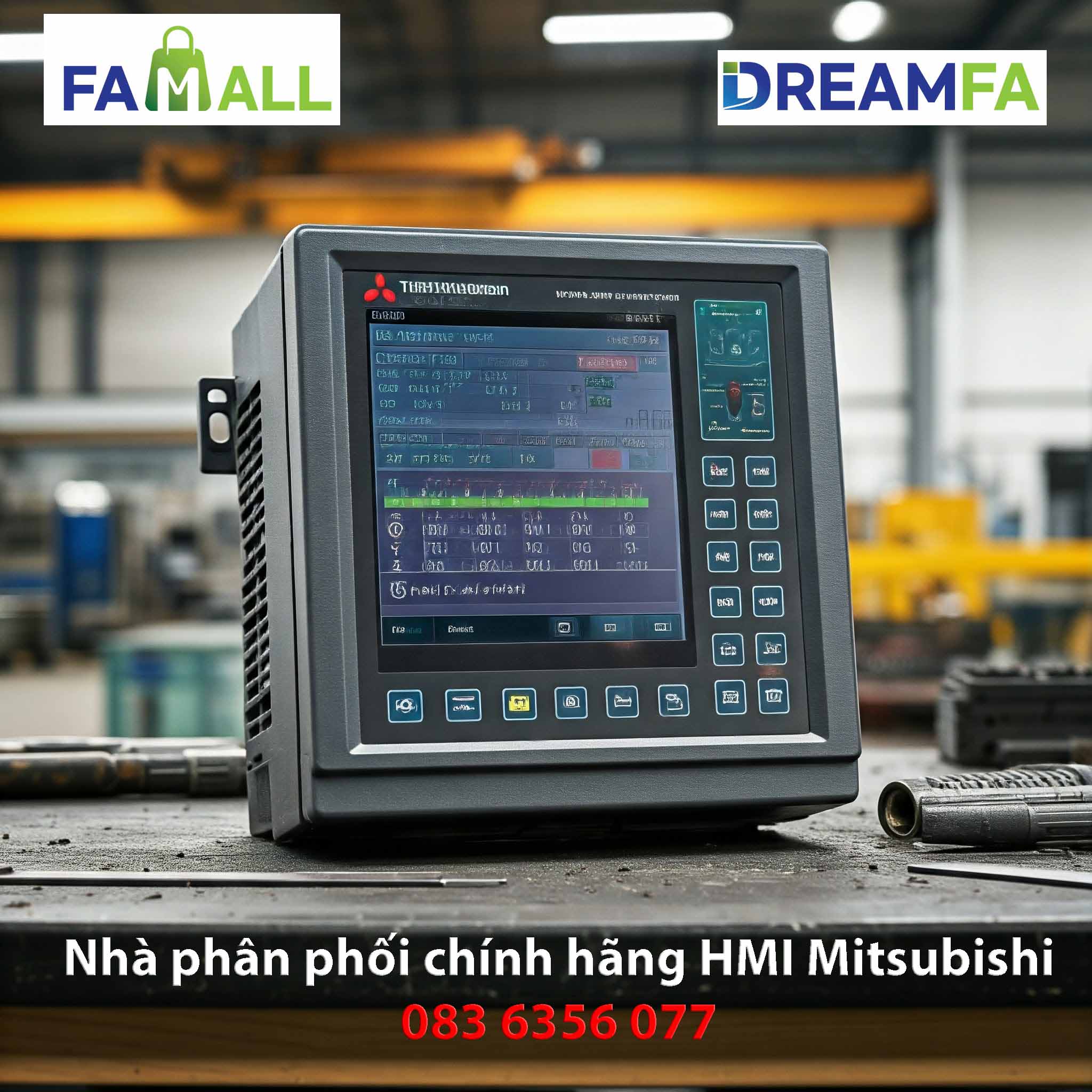 So sánh hmi mitsubishi got 2000 với các thương hiệu khác 3 HMI Mitsubishi Got 2000 dòng GT27 và HMI GT25