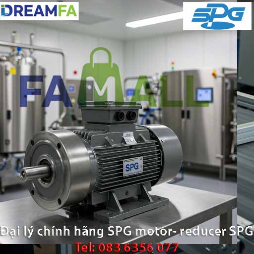 Động cơ giảm tốc 3 Pha SPG Hàn quốc